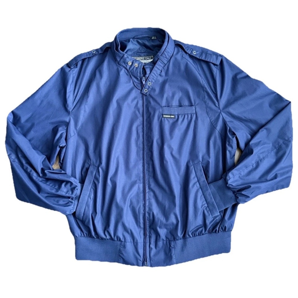 Members Only Iconic Racer Navy Blue Men’s Jacket 1X